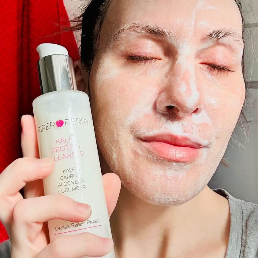 Healthy, glowing, radiant natural skin